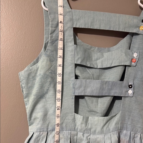 LIZ ALIG Chic Asymmetrical Light Blue Dress - Picture 4 of 11